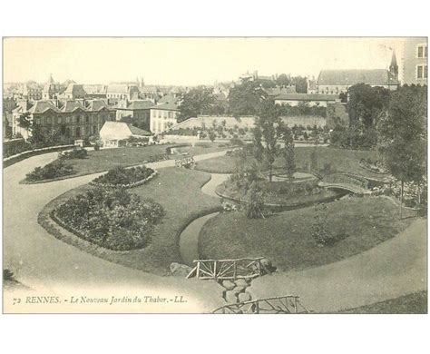 Carte Postale Ancienne 35 RENNES Jardin Du Thabor Cartes Postales