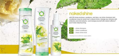Naked Shine Collection Hair Care And Styling