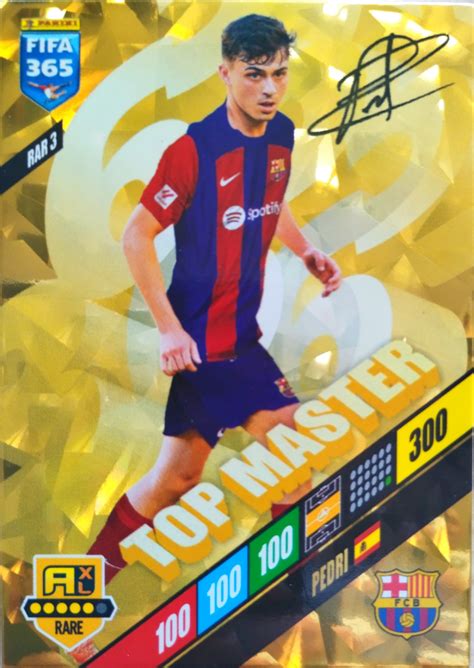 Panini Fifa Adrenalyn Rare Top Master Mbappe Vinicius Pedri