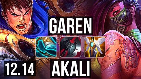 Garen Vs Akali Top Rank 1 Garen 1 3m Mastery Legendary 500