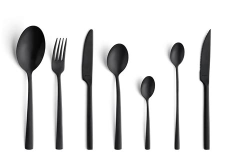 Amefa Manille All You Need 9035 42 Piece Cutlery Set Black