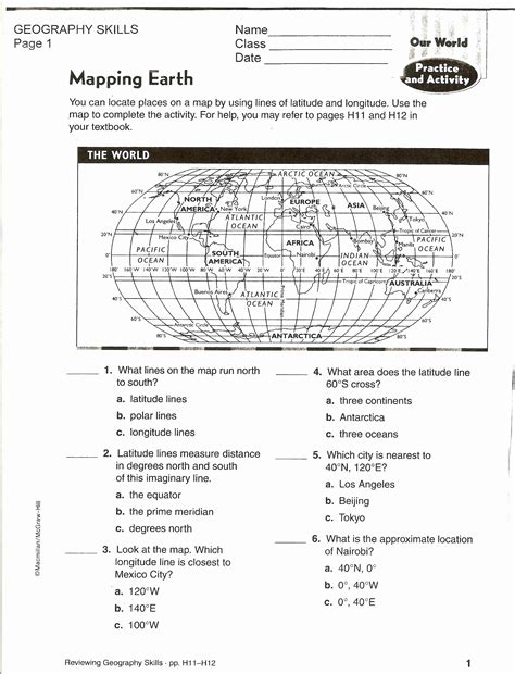 Topographic Map Reading Worksheet Netvs — Db