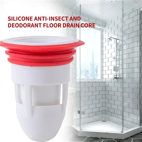 X Bathroom Floor Drain Backflow Preventer Inner Core Sewer Deodorant