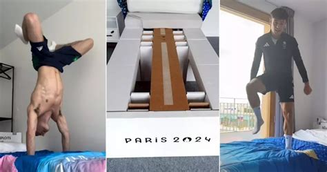 Anti Sex Bed Athletes Test Out Anti Sex Cardboard Beds For The