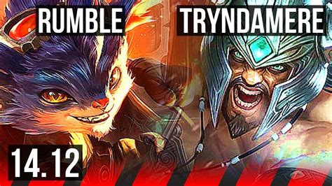 Rumble Vs Tryndamere Top Rank Rumble Na Challenger