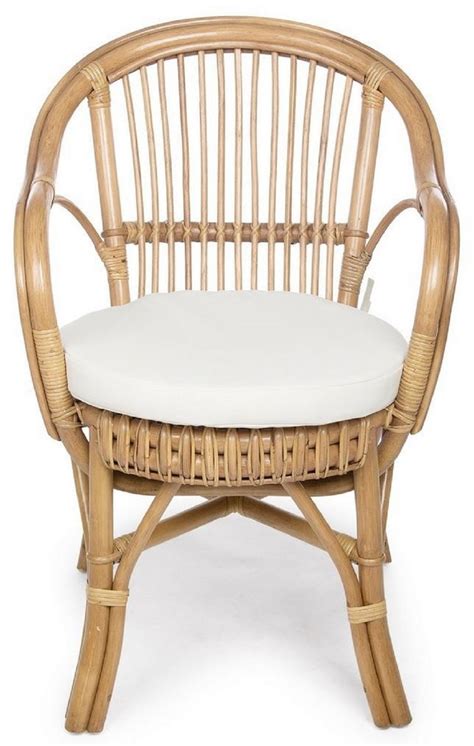 Casa Padrino Luxury Garden Chair Set Of 4 Natural White 57 X 61 X H