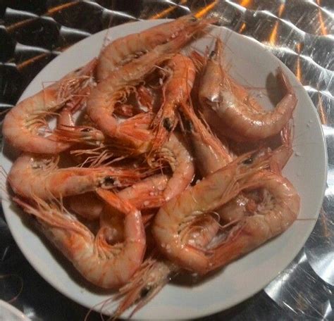 Plato De Gambas Cocidas Platos De Gambas Platos Gambas