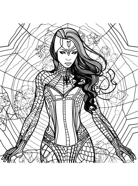 Spider Woman Lol Coloring Pages