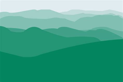 The Green Mountains Landscape Scenery 13593940 Vector Art at Vecteezy