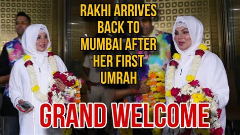 Fatima Aka Rakhi Sawant First Video After Umrah At Mumbai Airport