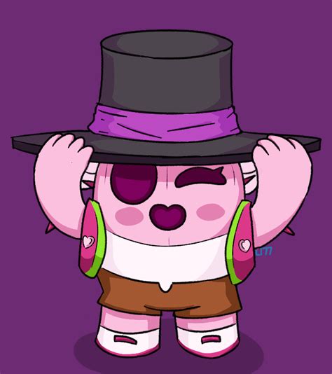 Sakura Spike stole Mortis' hat | Brawl Stars by Lazuli177 on DeviantArt