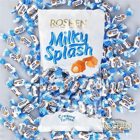 Buy Roshen Milky Splash Caramel Creamy Toffee With Milk Filling