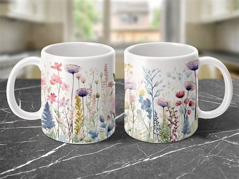 Sublimation Wildblumen Tasse X Png Graphic By Autismusmama Creative