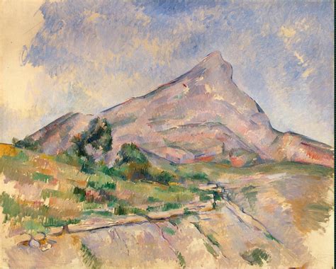 Mont Sainte Victoire Painting Cezanne Paul Oil Paintings