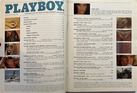 Playboy May 1978 *CG Debra Peterson, Kathy Morrison, & Anita Bryant* - VM16