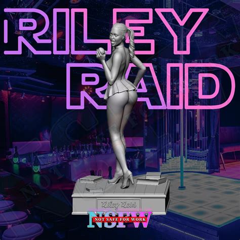 Riley Reid Nsfw Figure NSFW STL For 3D Printing Riley Reid 3D Model Naked Riley Reid Figure