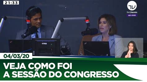 Congresso mantém veto sobre orçamento impositivo 04 03 20 YouTube