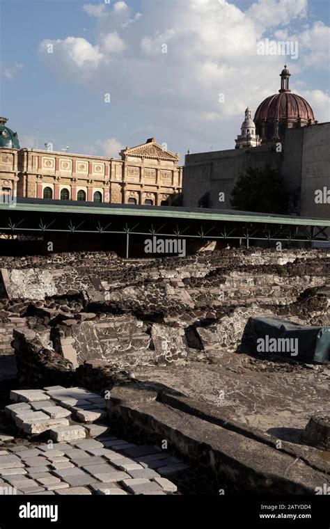 The ruins of the Templo Mayor Mexico City, Mexico Stock Photo - Alamy