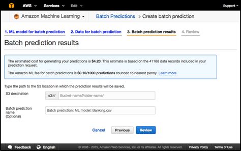 pricing  amazon ml amazon machine learning