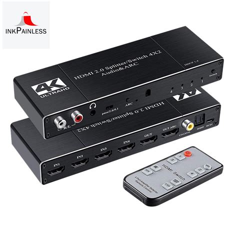 K Hdmi X Hdmi Switcher Arc And Ir Switch