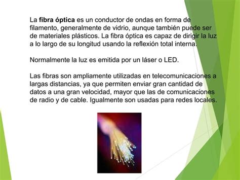 Fibra Optica Ppt