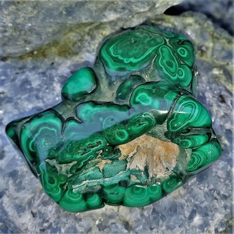 Malachit Malachite Poliert Kg Entgiftung Mineralien Edelsteine