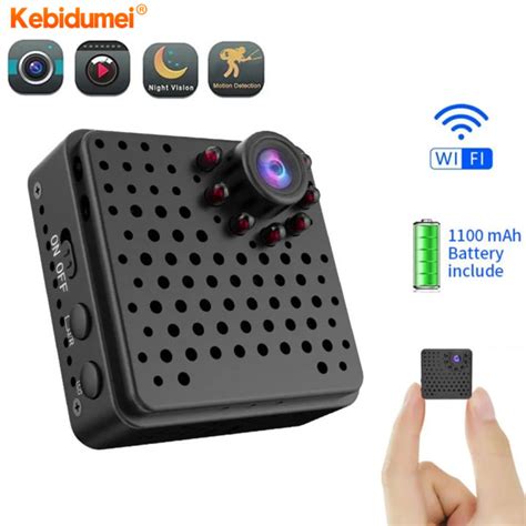 Kebidumei กล้องจิ๋ว W18ความละเอียดสูงมองเห็นกลางคืนตรวจจับการเคลื่อนไหว ...