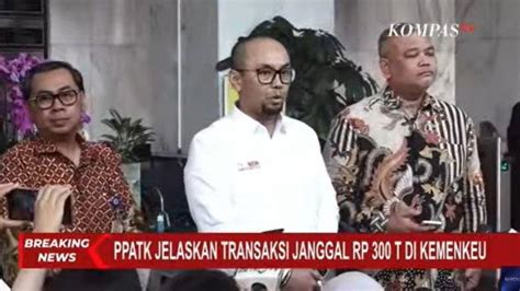 Dicecar Soal Dugaan Transaksi Janggal Rp 300 T Kepala PPATK Itu TPPU