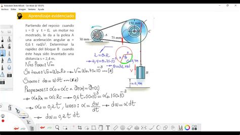 VELOCIDAD Y ACELERACIÓN ANGULAR VARIABLE DE UNA POLEA YouTube