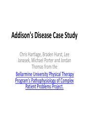 Cs Addison S Disease Case Study Pdf Addison S Disease Case Study