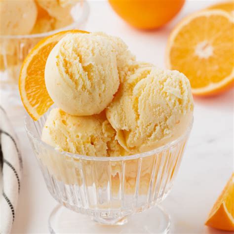 Orange Ice Cream - Ice Cream From Scratch