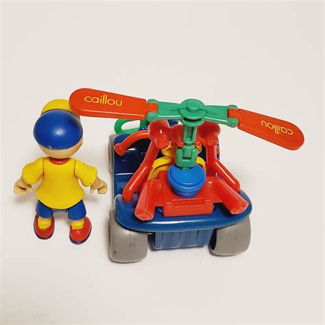 Vintage 2002 Caillou Rescue Adventure Flying Go Cart And Etsy