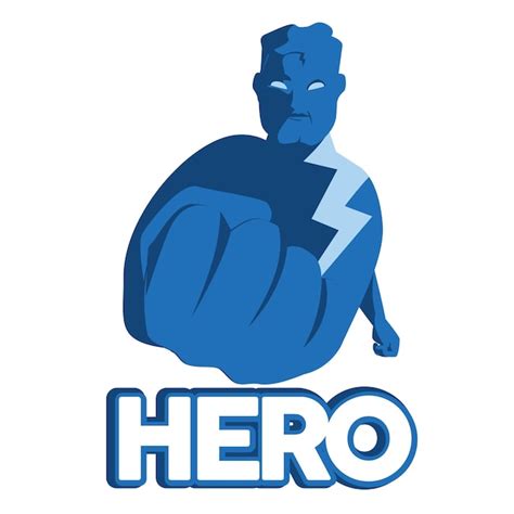 Premium Vector Blue Hero