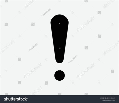 Exclamation Mark Warning Caution Alert Attention Stock Vector Royalty Free 2278408063