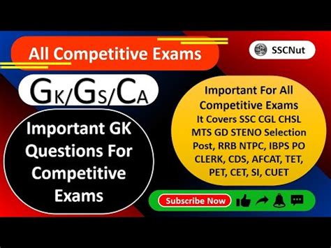 Gk Mcq Gk For Competitive Exams Gk Gs Ca For All Govt Exams