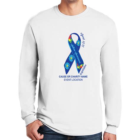 Autism Awareness Ribbon Charity Shirts | Printit4less