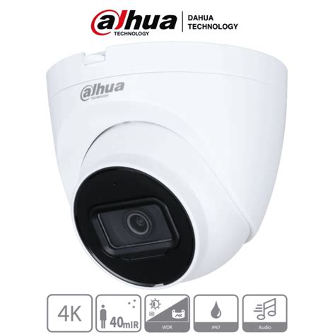 DAHUA DH HAC HDW1801TQN A Camara Domo 4k 8 Megapixeles Con