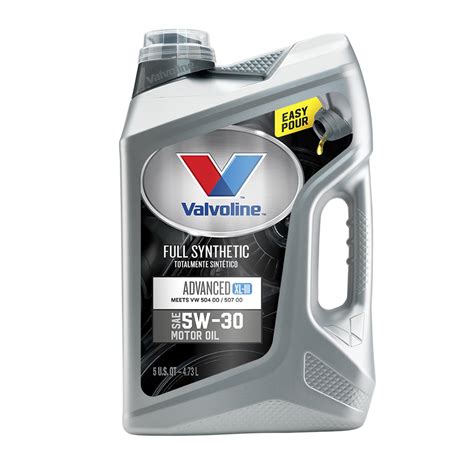 ADVANCED FULL SYNTHETIC XL III 5W30 Lubricantes De Motor Valvoline