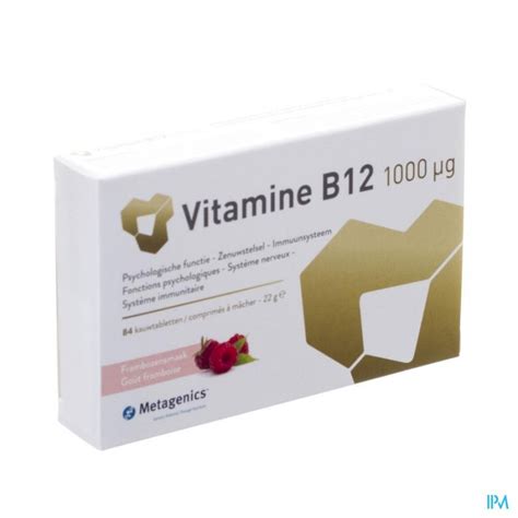 Vitamine B12 1000mcg Kauwtabl 84 Metagenics Apotheek Thiels