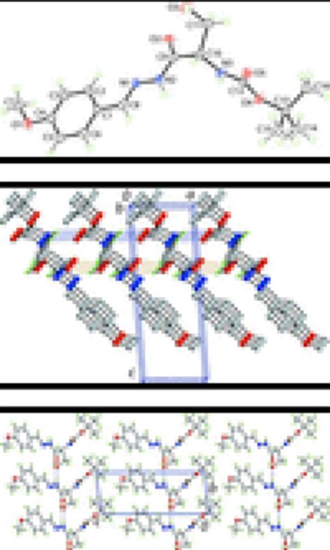 A View Of The Supramolecular Array In The Ab Plane In I With The