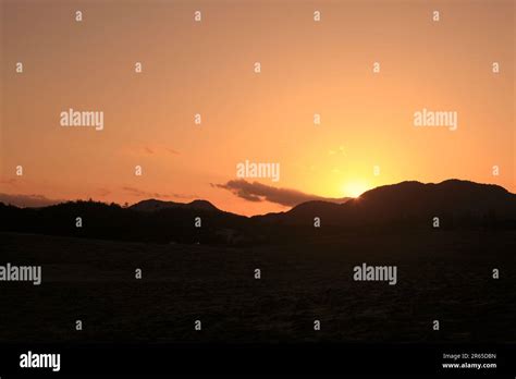 Sunrise from Tottori Sand Dunes Stock Photo - Alamy