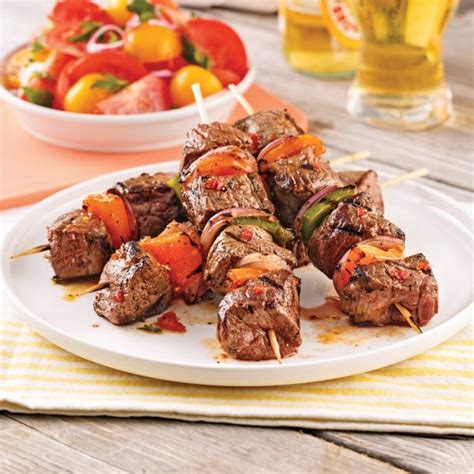 Brochettes De Boeuf Recettes Mettre Au Menu Pratico Pratiques