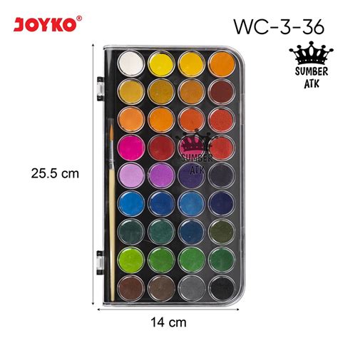 Jual Watercolor Set Cat Air Joyko Wc Color