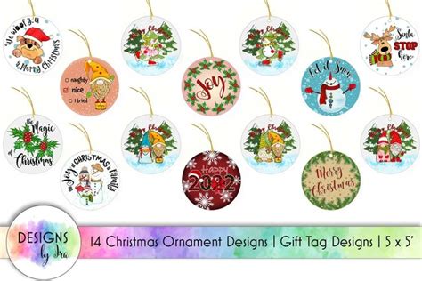 Christmas Ornament Sublimation Designs Design Bundles