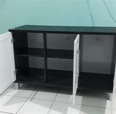 Kitchen Set 4 Pintu Atas Bawah Putih Glossy Perabotan Rumah Di Carousell