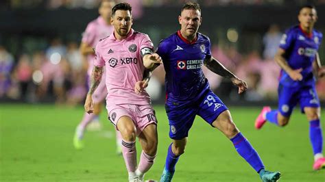 Cruz Azul Vs Inter Miami En Vivo Debut De Messi Leagues Cup Hoy