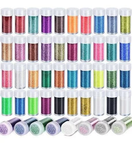 Cuerpo Brillos Corporales Teenitor 48 Colors Glitter Set Fi Envío gratis