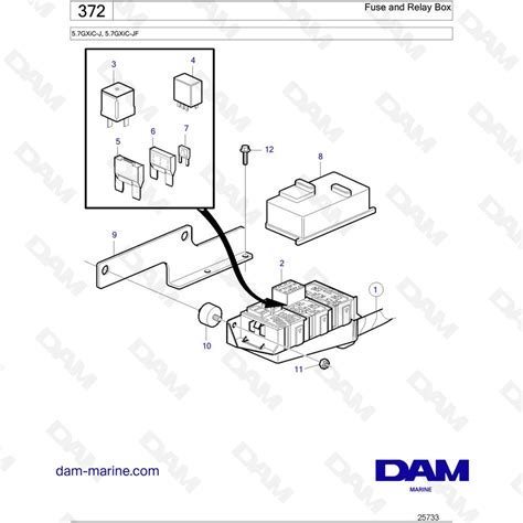 Spare Parts And Exploded Views For Volvo Penta 5 7L GXI