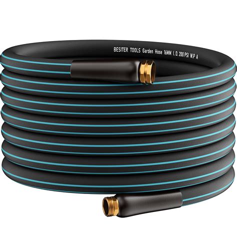 Garden Hose 100 FT Durable PVC Leak Proof Outdoor Watering Hose with 3/