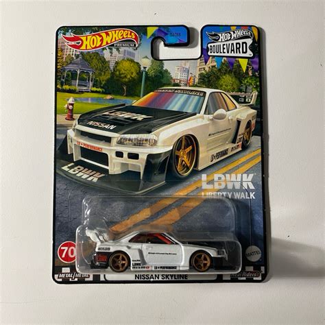 Hot Wheels Premium Boulevard LB ER Super Silhoutte Nissan Skyline LBWK R White Shopee